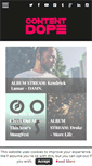Mobile Screenshot of contentdope.com